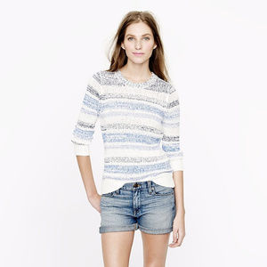 J. crew twisted stripe sweater